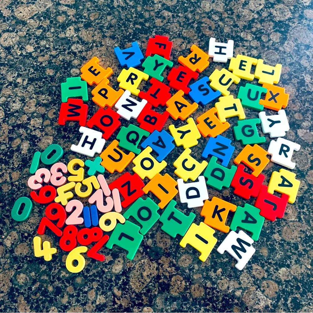 Toddler Little Kid Learning Magnets - Alphabet & Number Puzzle Magnets